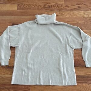 NWOT Free People Cozy Cream Turtleneck Sweater